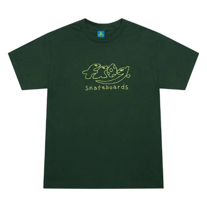 Frog Dino Logo Tee - Forest