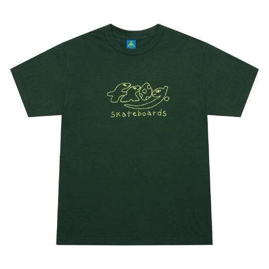 Frog Dino Logo Tee - Forest