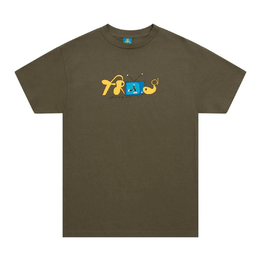 Frog Television Tee - Army