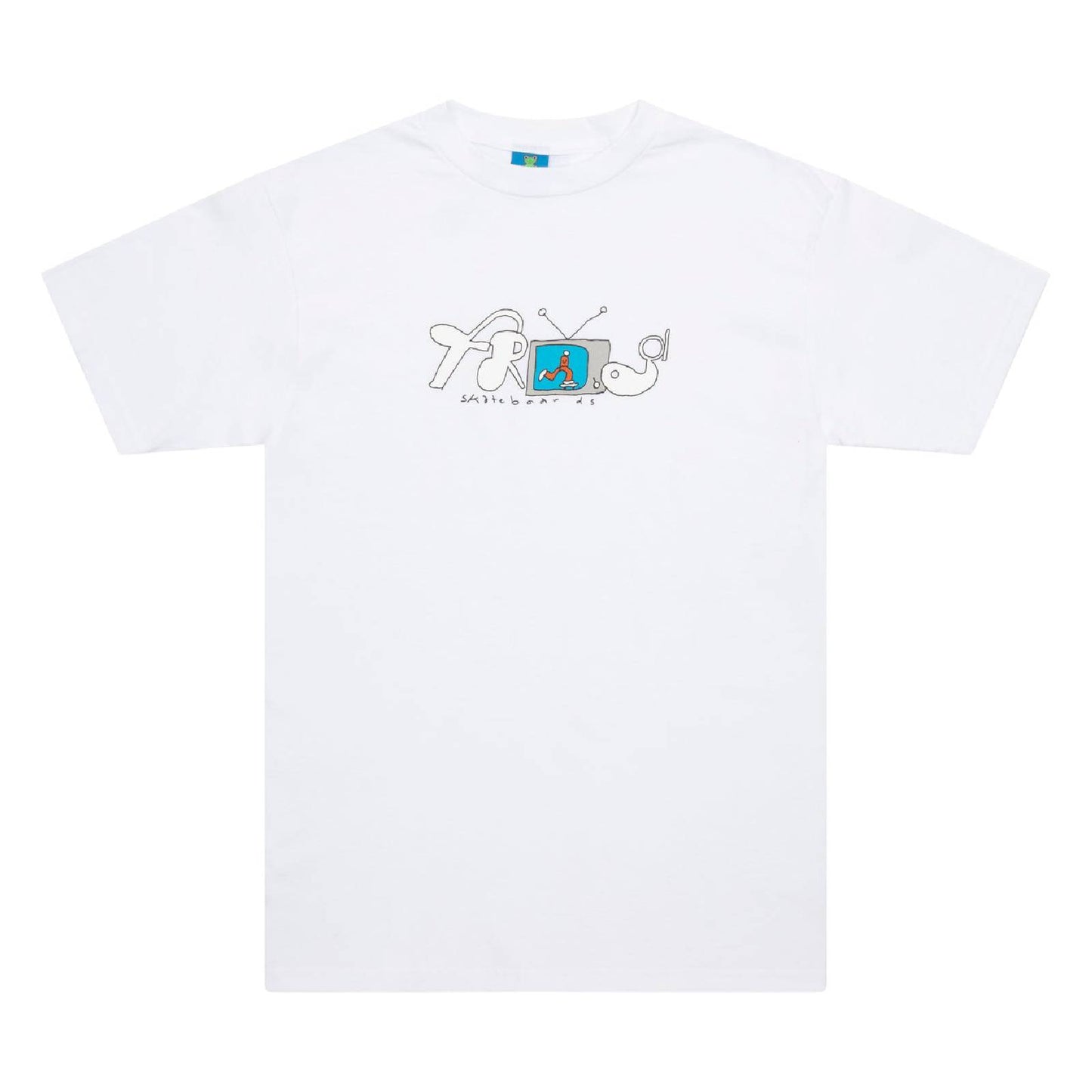 Frog Television Tee - White