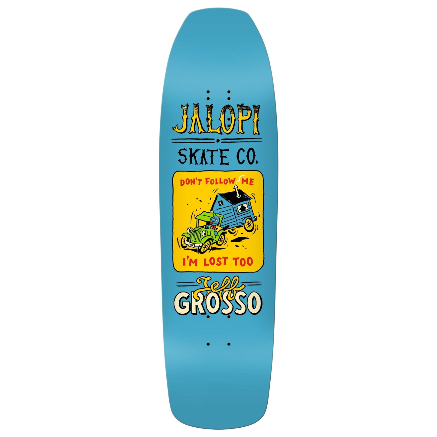 Antihero Grosso Jalopi Returns Square Top Rails Deck - 9.25