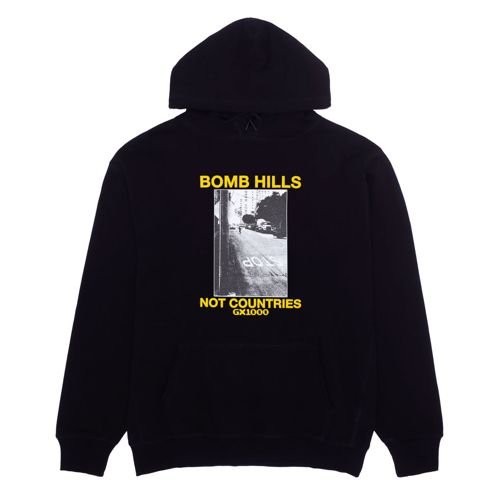 GX1000 Bomb Hills Hoodie - Black – Ninetimes Skateshop