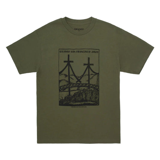 GX1000 Church Of No Return Tee - Military Green