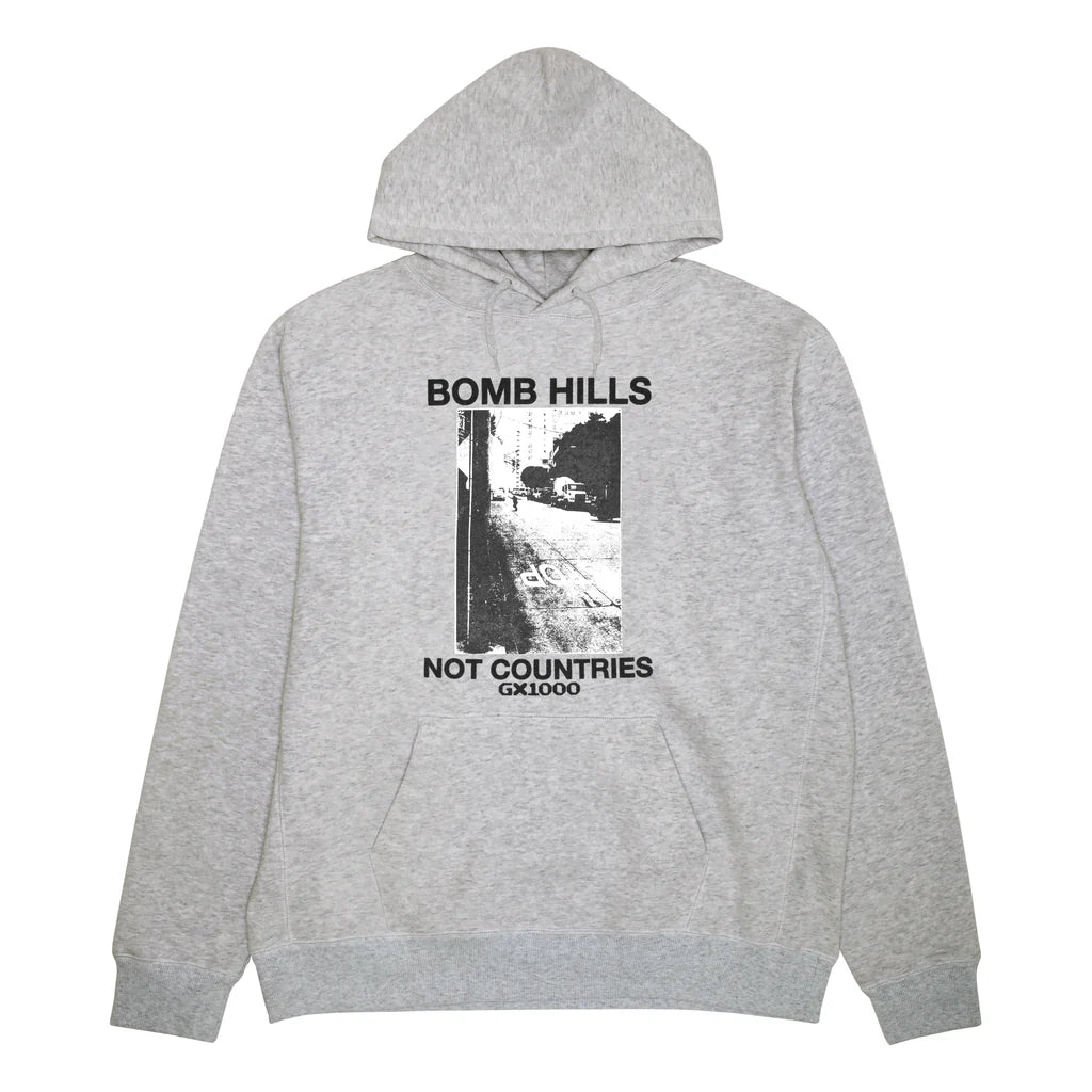 GX1000 Bomb Hills Hoodie - Heather Grey/Black