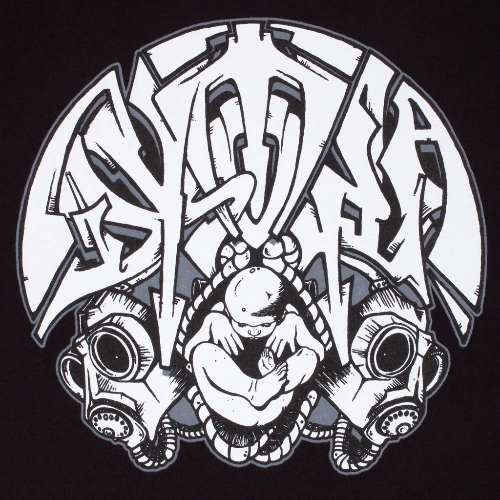 GX1000 Dystopia Gas Mask Tee - Black