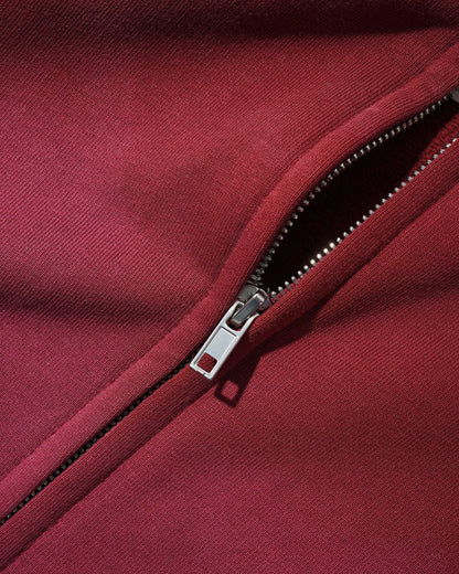 Butter Goods Garage Zip Hoodie - Burgundy