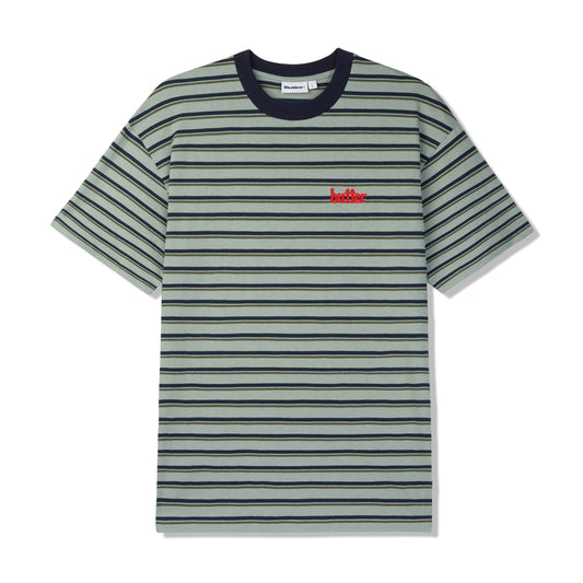 Butter Goods Gardens Stripe Tee - Sage