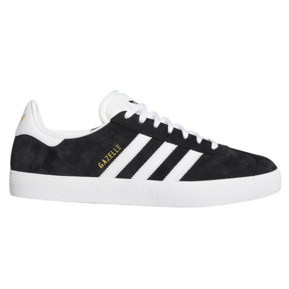 Adidas Gazelle ADV - Core Black / Cloud White / Gold Metallic