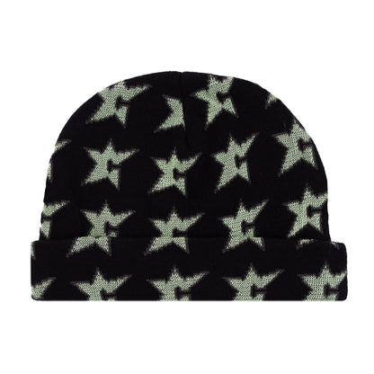 Carpet Company C-Star Glow In The Dark Beanie - Black