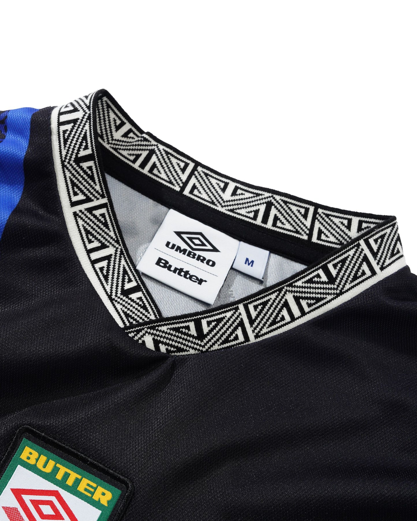 Butter Goods X Umbro Goalie Longsleeve Jersey - Black/Blue