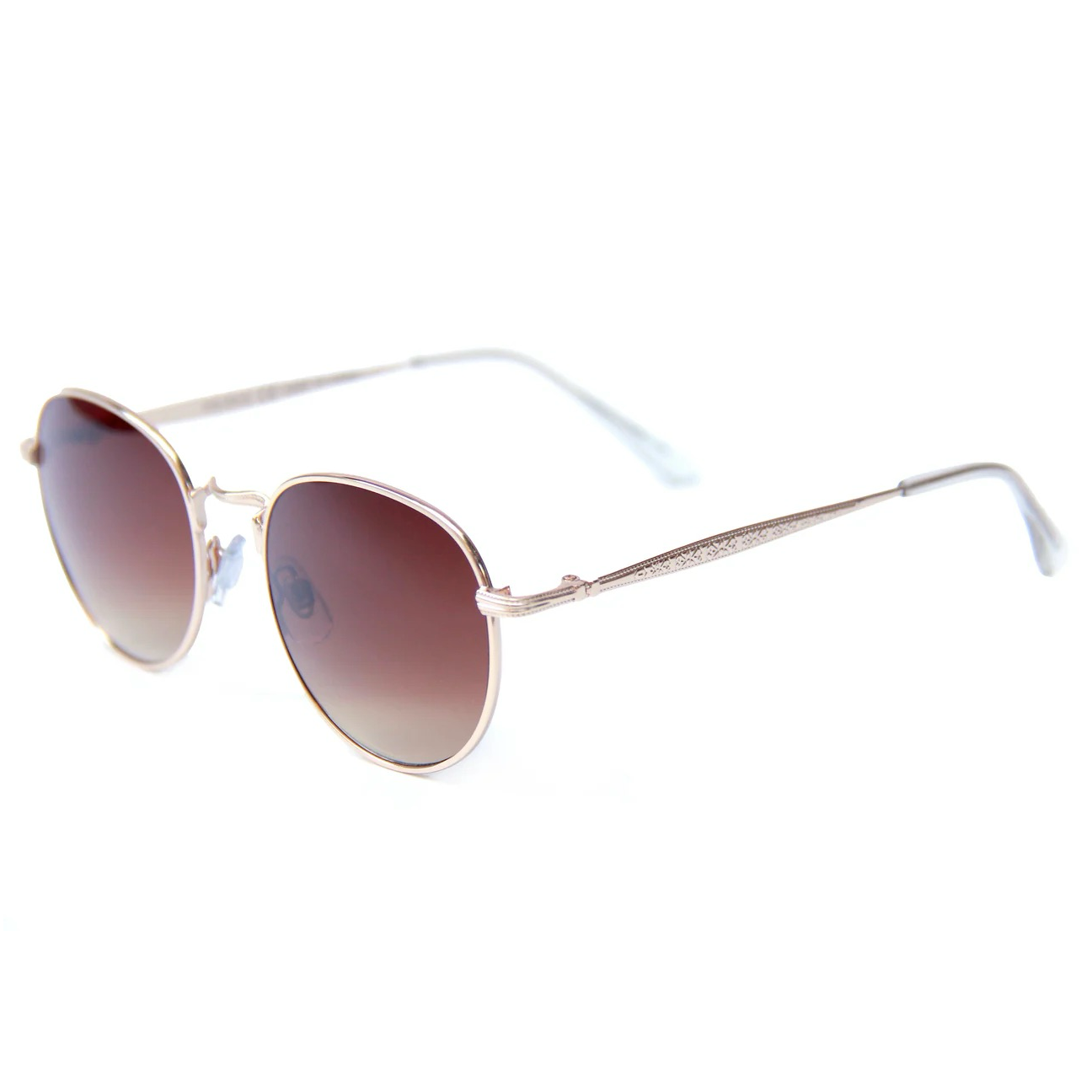 Happy Hour Holidaze Sunglasses - Gold Amber