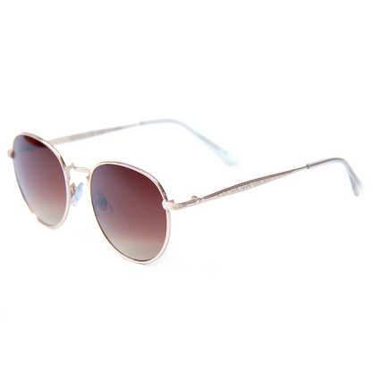 Happy Hour Holidaze Sunglasses - Gold Amber