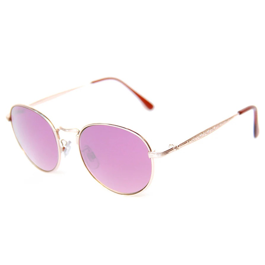 Happy Hour Holidaze Sunglasses - Gold Purple