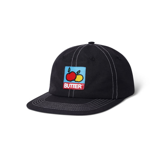 Butter Goods Grove 6 Panel Cap - Black