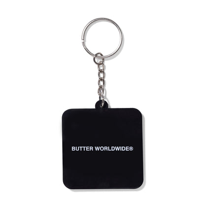 Butter Goods Grove Rubber Keychain - Black