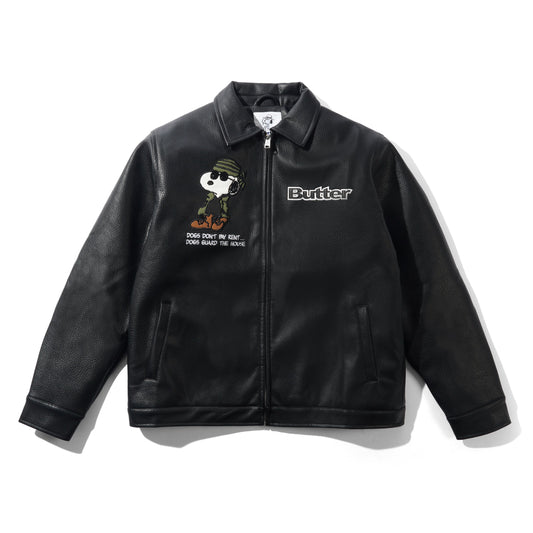 Butter Goods x Peanuts Guard Dog Jacket - Black