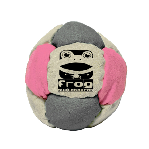 Frog Hacky Sack - Pink/Grey