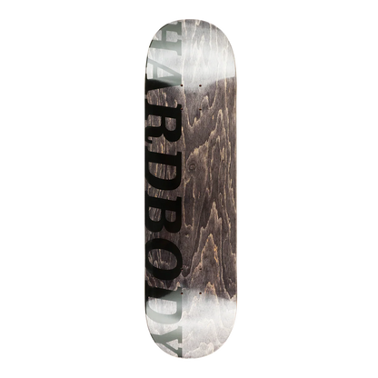 Hardbody Logo Deck - 8.25 Black/Black Veneer