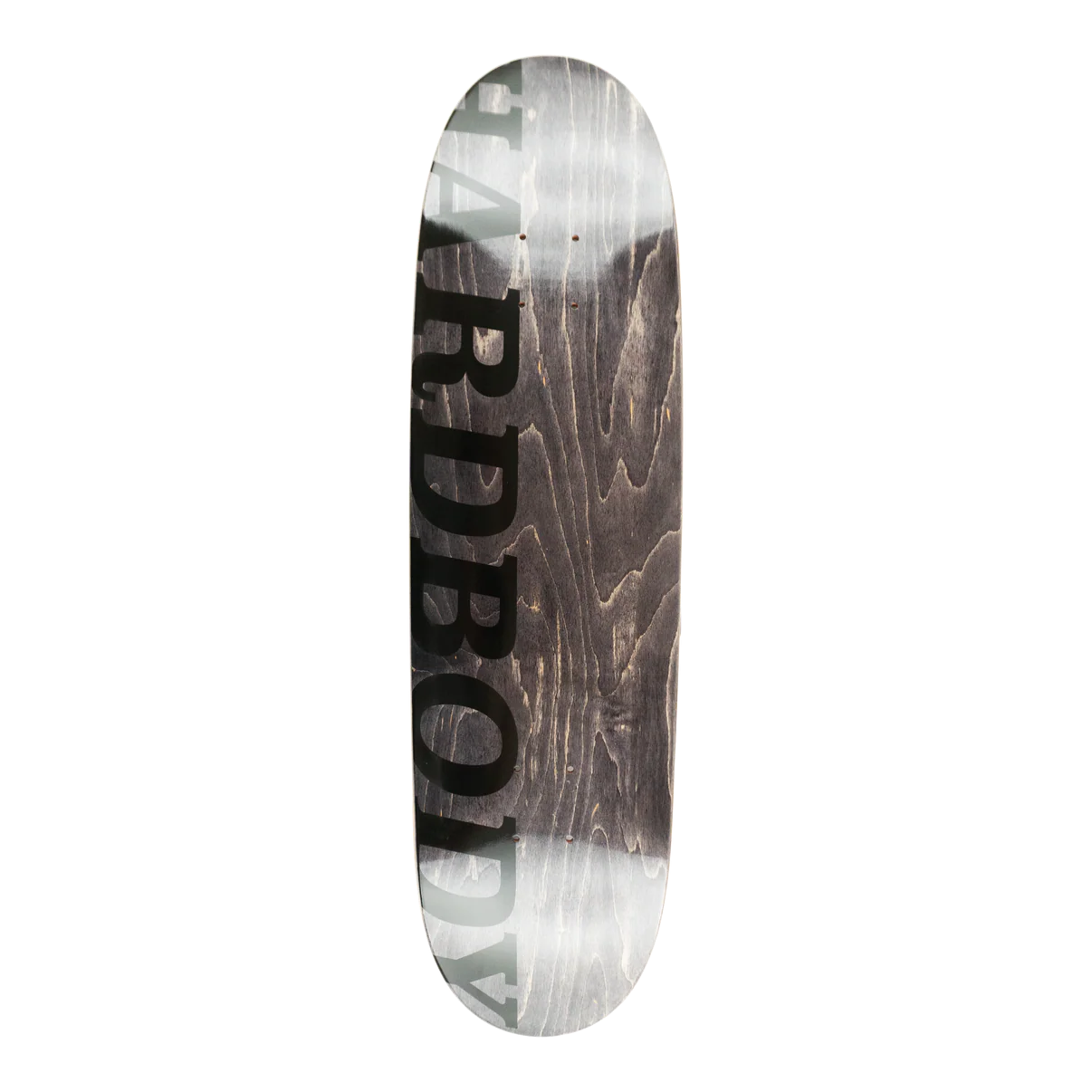 Hardbody Egg Logo Shaped Deck - 8.5 Black/Black Veneer