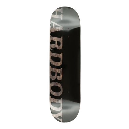 Hardbody Logo Deck - 8.25 Black Knockout