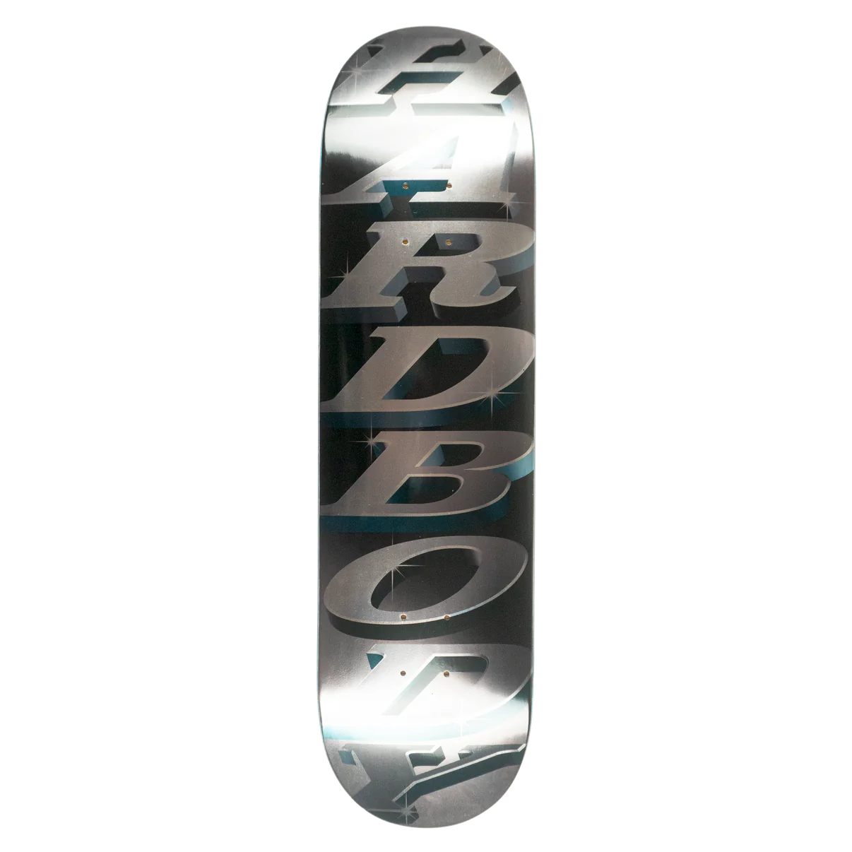 Hardbody Stacked Logo (Short) Deck - 8.25 Navy/Grey