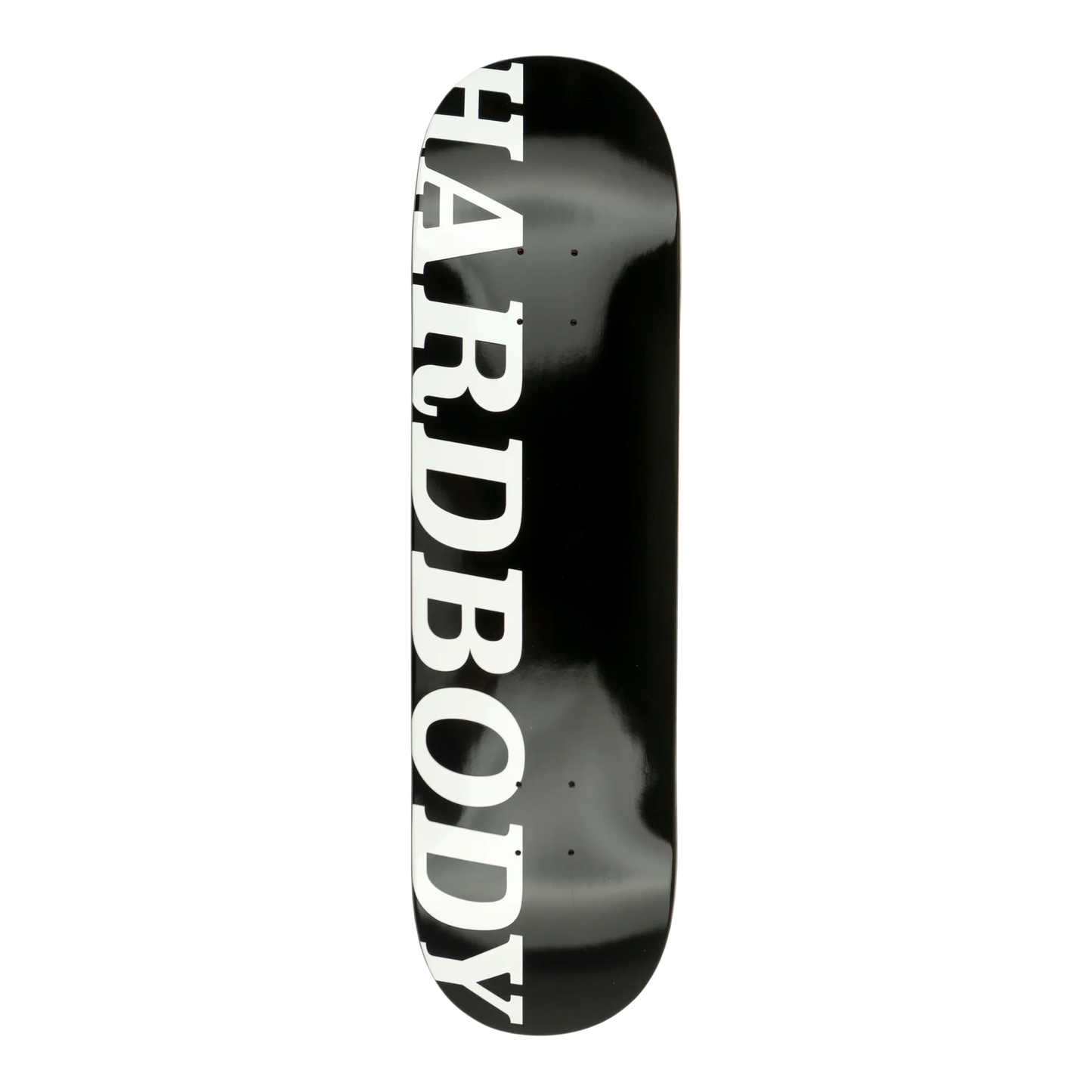 Hardbody Logo (Short) Deck - 8.25 Black/White