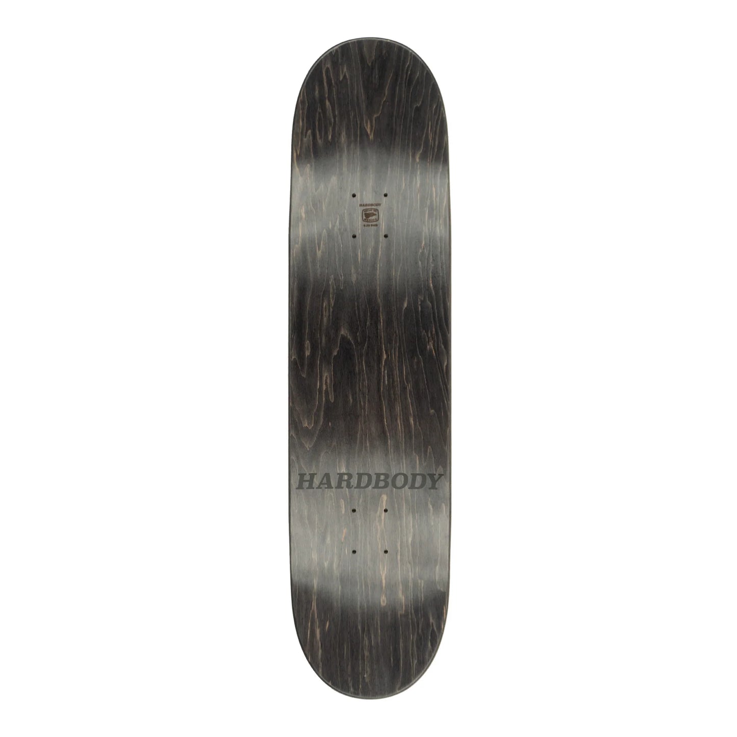 Hardbody Logo (Short) Deck - 8.25 Black/White