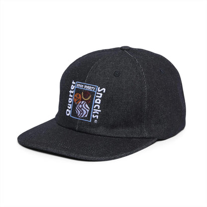 Quartersnacks Party Cap - Black Denim