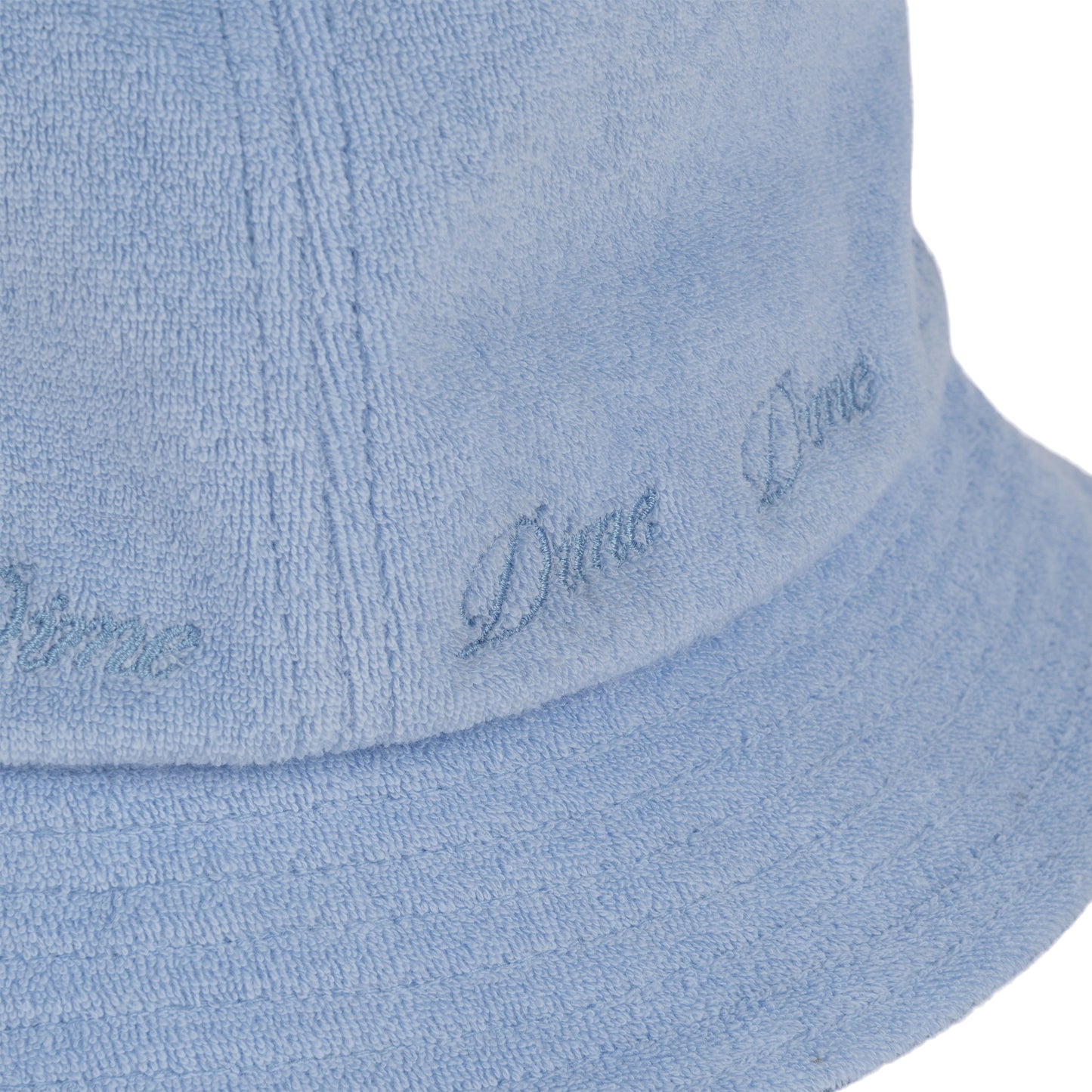 Dime Terry Cloth Bucket Hat - Light Blue