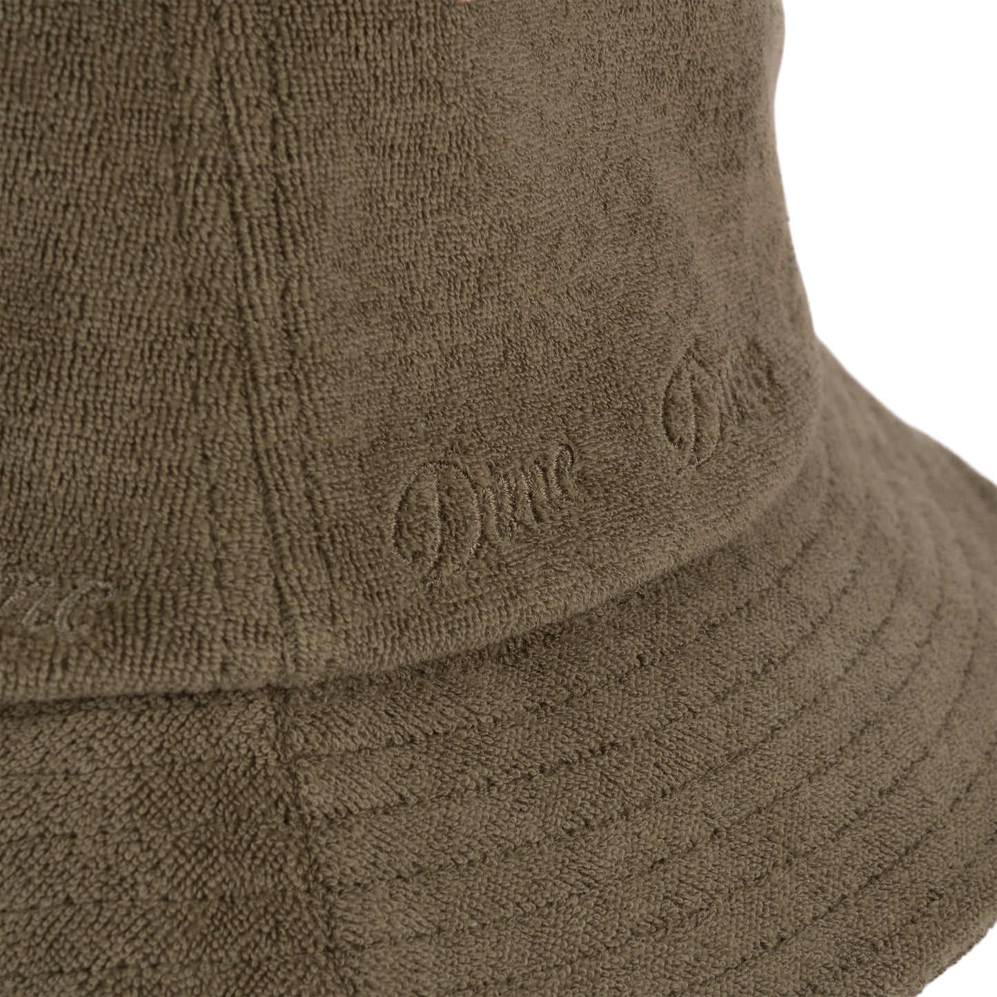 Dime Terry Cloth Bucket Hat - Olive