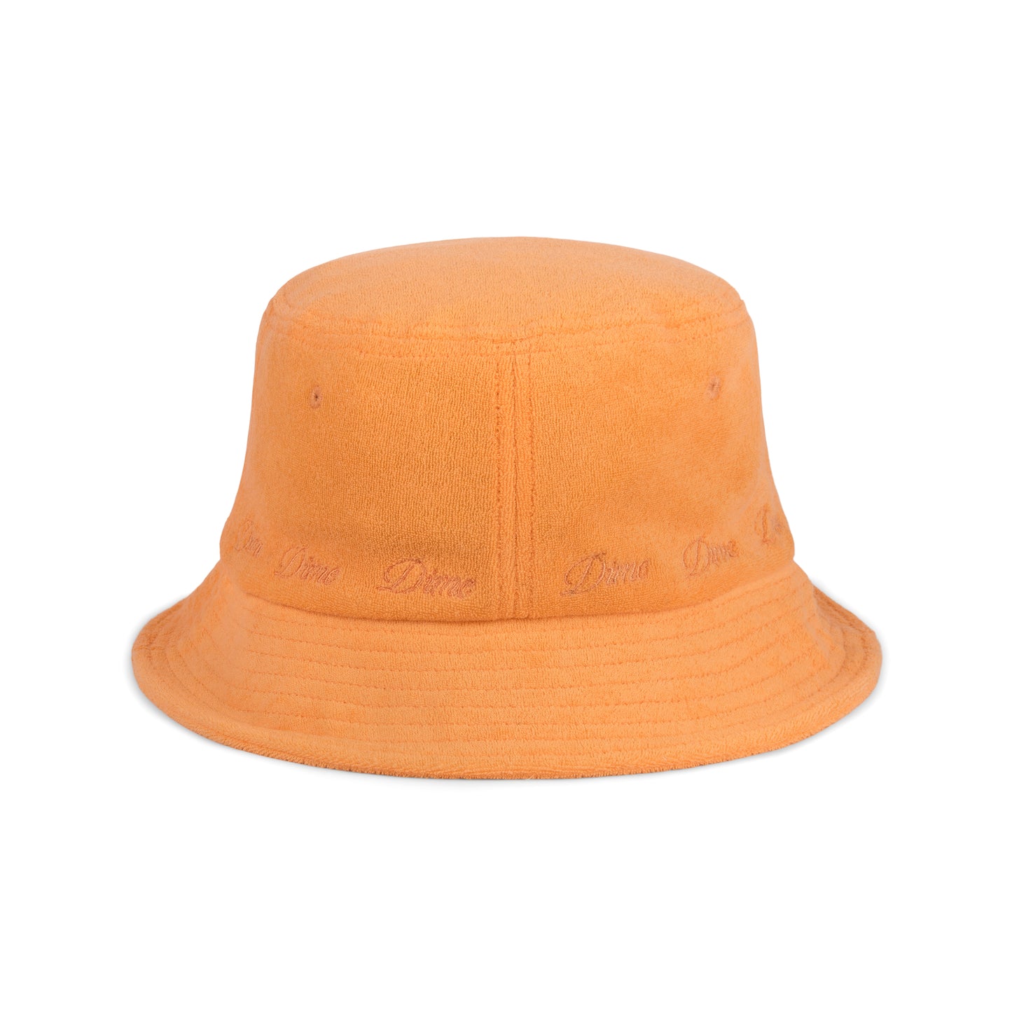 Dime Terry Cloth Bucket Hat - Orange