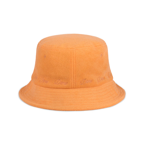 Dime Terry Cloth Bucket Hat - Orange