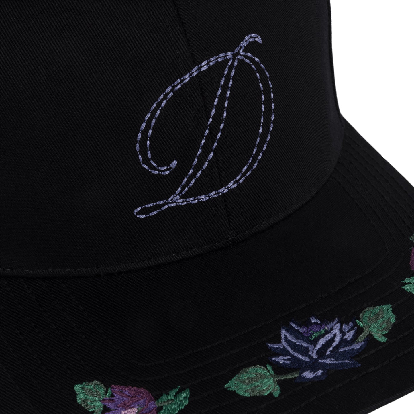 Dime Lotus Full Fit Cap - Black