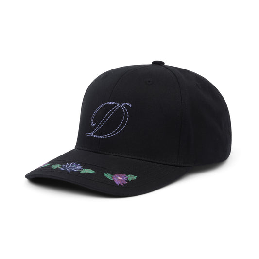 Dime Lotus Full Fit Cap - Black