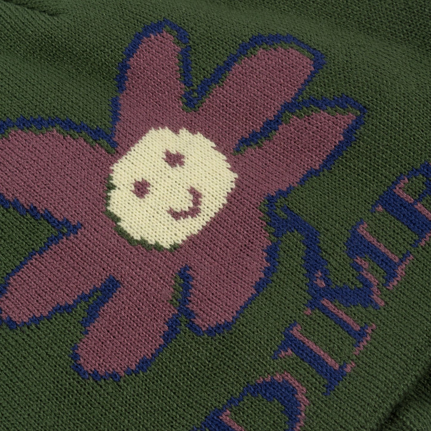 Dime Cute Flower Skull Cap Beanie - Ivy