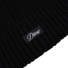 Load image into Gallery viewer, Dime Cursive Fold Beanie - Black