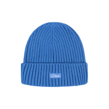 Load image into Gallery viewer, Dime Cursive Fold Beanie - Sky Blue