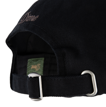 Dime Cursive Low Pro Cap - Black/Midnight
