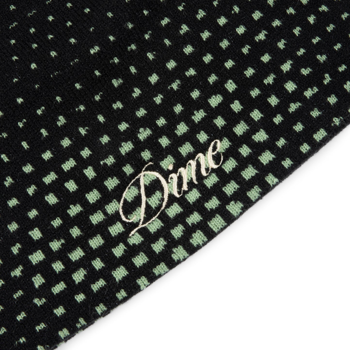 Dime Pixel Skully Beanie - Black