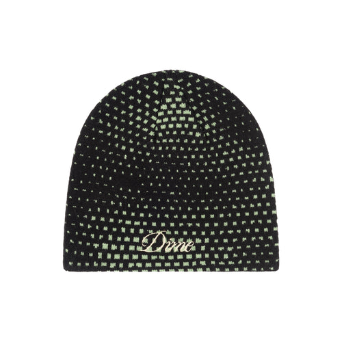 Dime Pixel Skully Beanie - Black