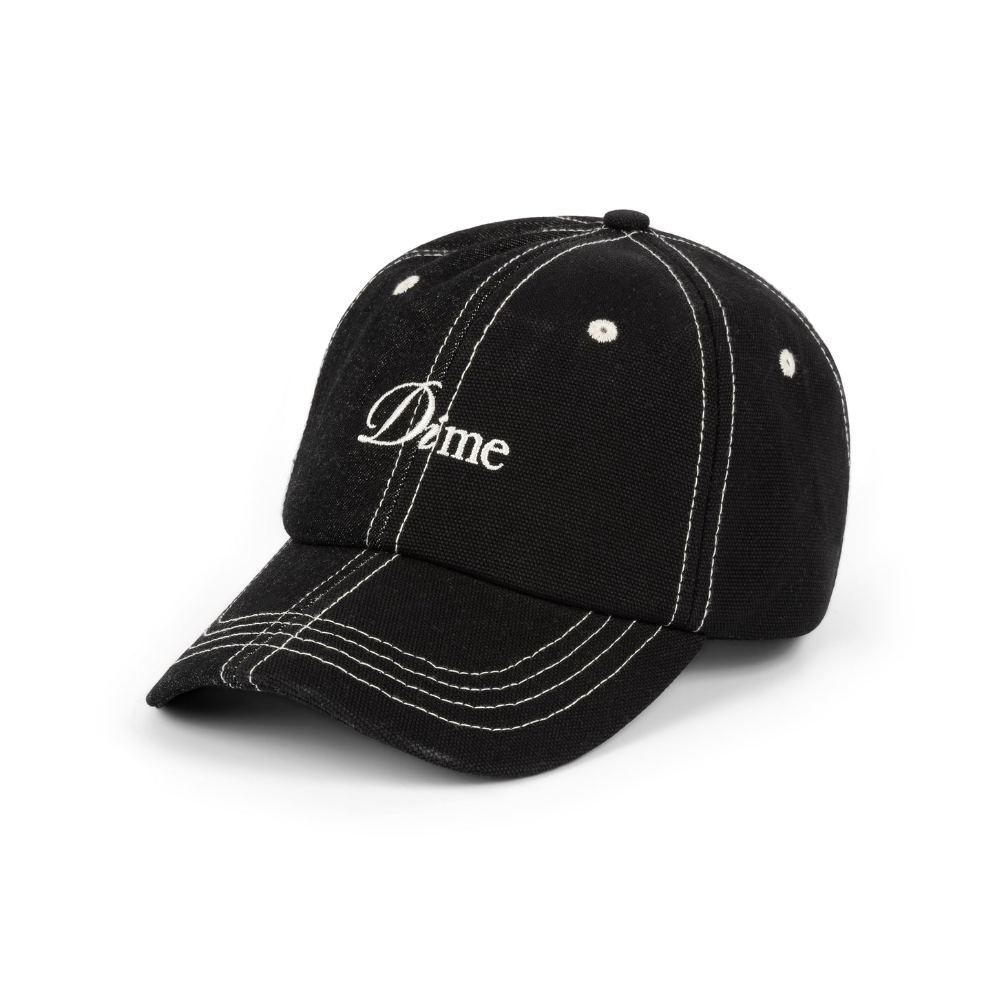 Dime Split Low Pro Cap - Black