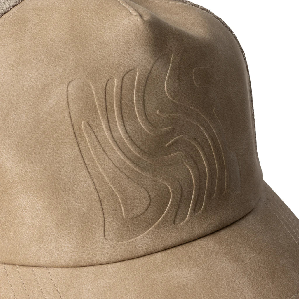 Dime Vortex Trucker Cap - Sand