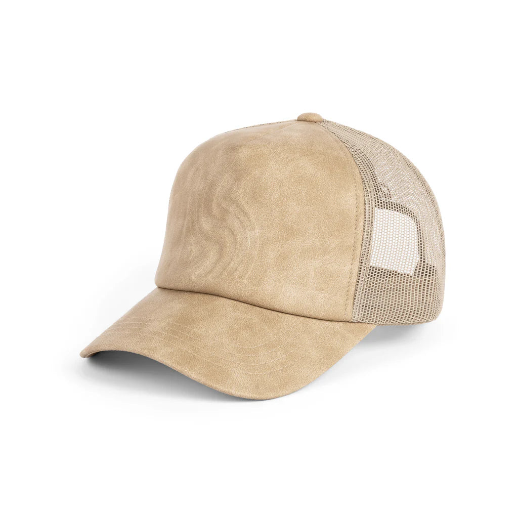 Dime Vortex Trucker Cap - Sand