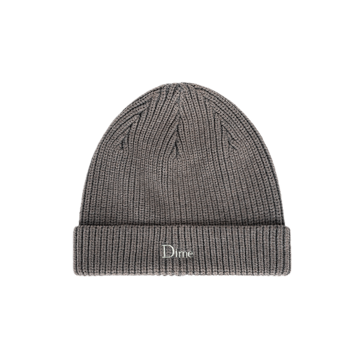 Dime Rib Fold Beanie - Dark Gray