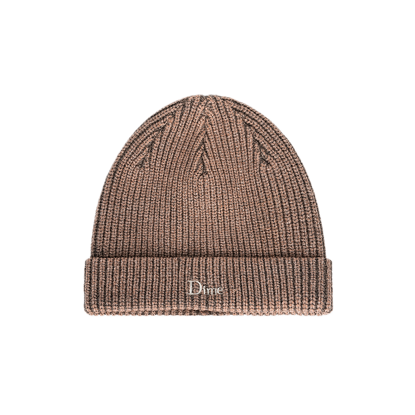 Dime Rib Fold Beanie - Oak