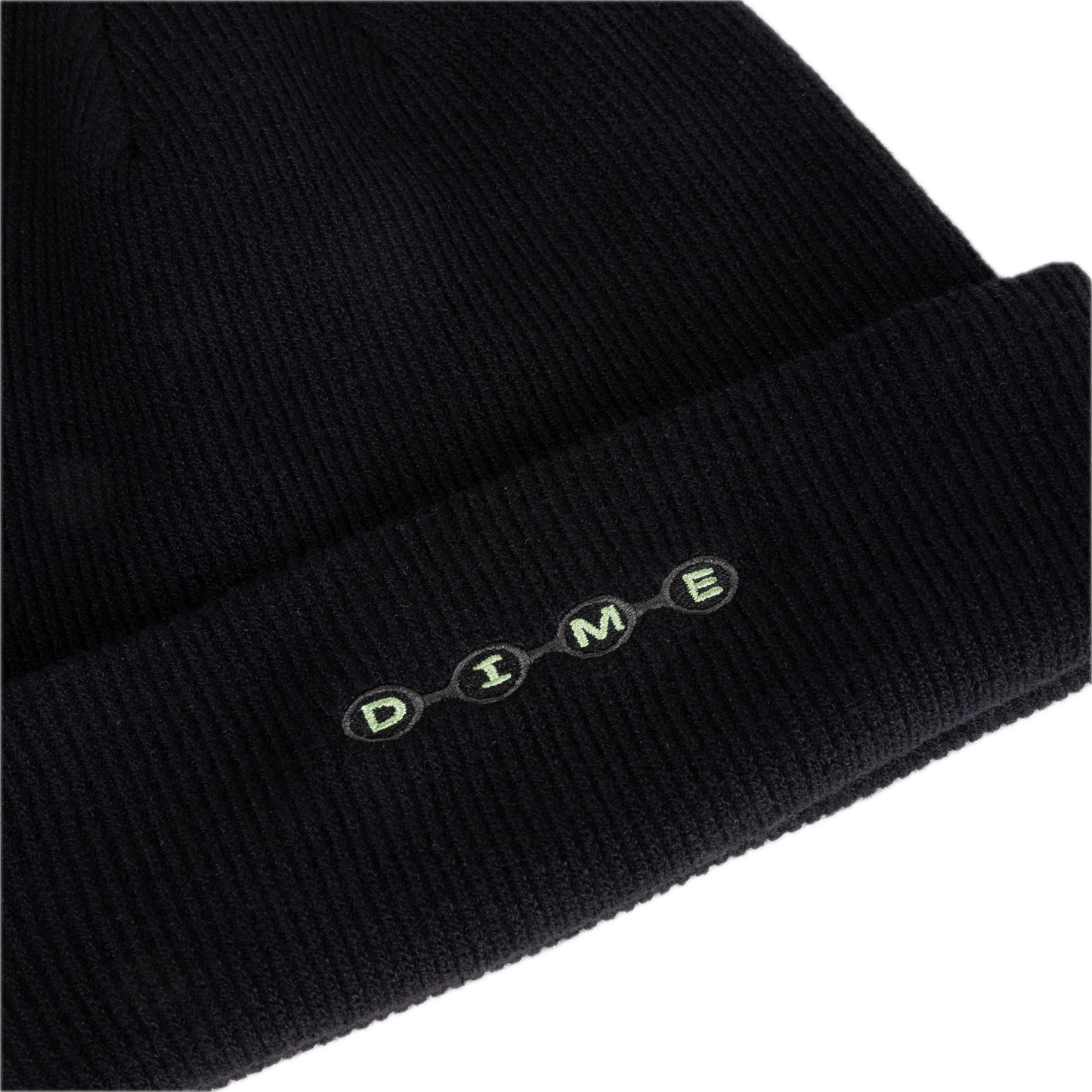 Dime Space Fold Beanie - Black