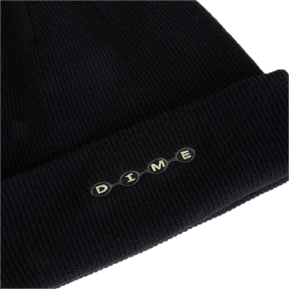 Dime Space Fold Beanie - Black