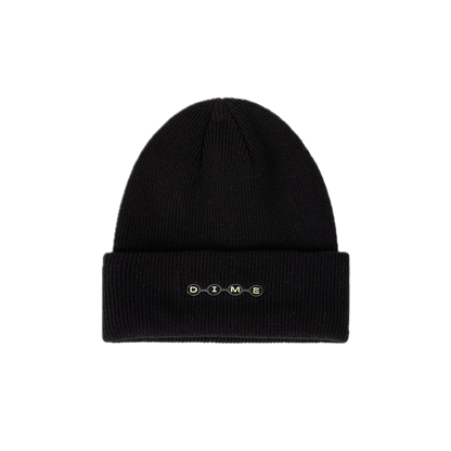Dime Space Fold Beanie - Black