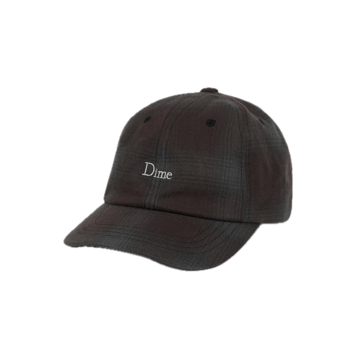 Dime Flannel Low Pro Cap - Bordeaux