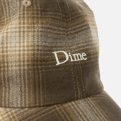 Dime Flannel Low Pro Cap - Brown